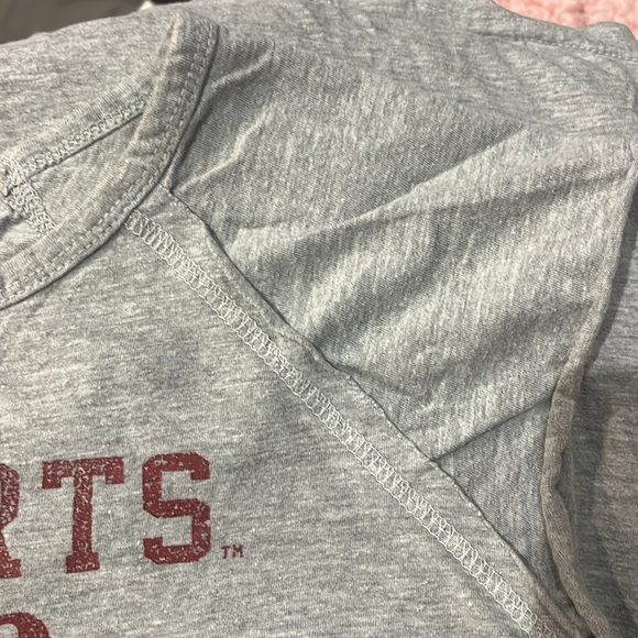 Hogwarts Alumni Harry Potter T-Shirt Heather Grey Top M Y2K preppy varsity house - Picture 6 of 6